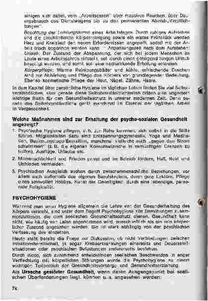Vorschauseite 2: Gesundheit - Gesundheitserziehung 2.Teil