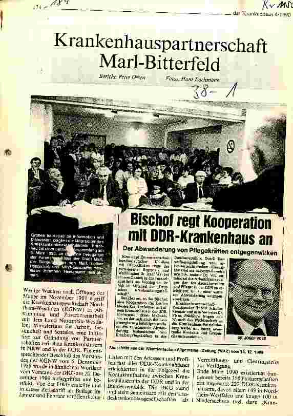 Vorschauseite 1: Krankenhauspartnerschaft Marl-Bitterfeld
