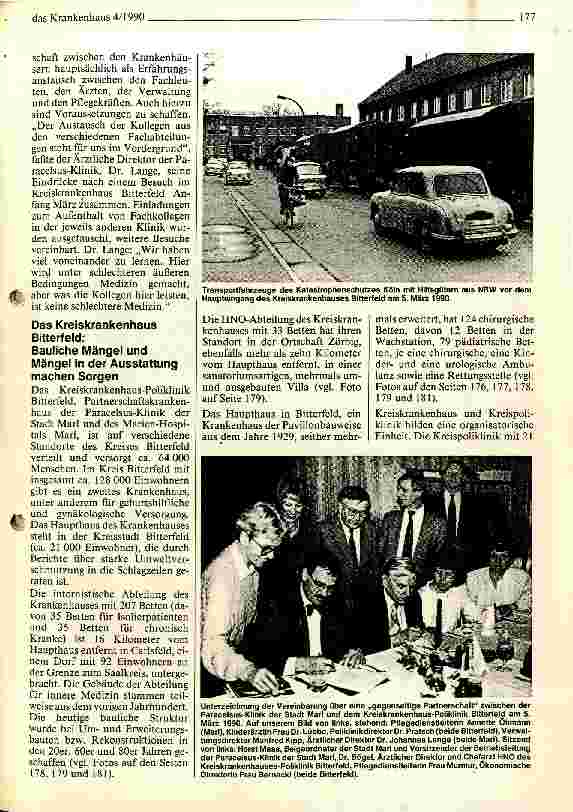 Vorschauseite 4: Krankenhauspartnerschaft Marl-Bitterfeld