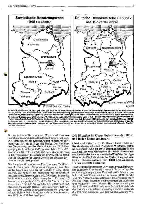 Vorschauseite 3: Gesundheitswesen und Krankenhäuser in der DDR - Ein Überblick