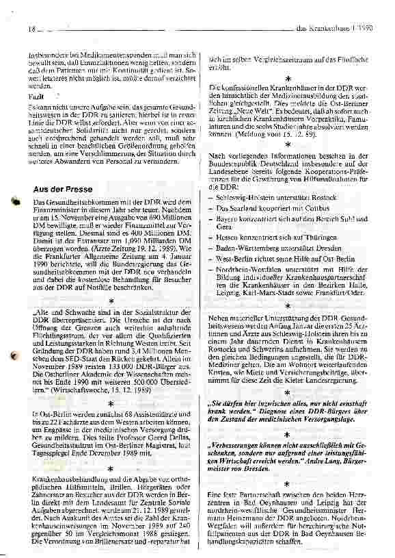 Vorschauseite 6: Gesundheitswesen und Krankenhäuser in der DDR - Ein Überblick