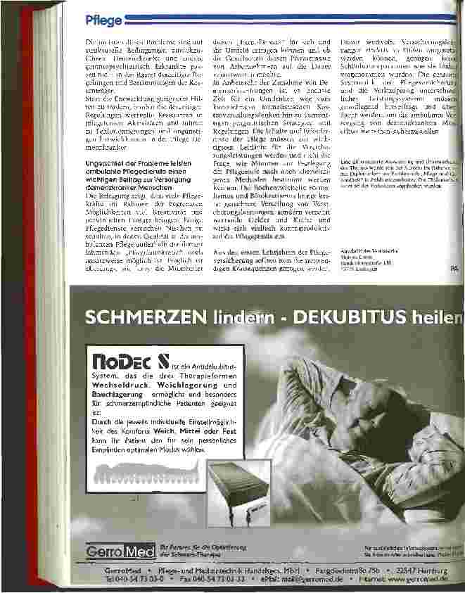 Vorschauseite 5: Das entscheidende Modul fehlt Demenz