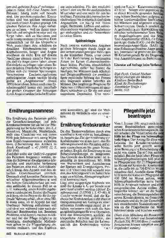 Vorschauseite 3: Zur Psychodiagnostik und klinischen Relevanz von Angst