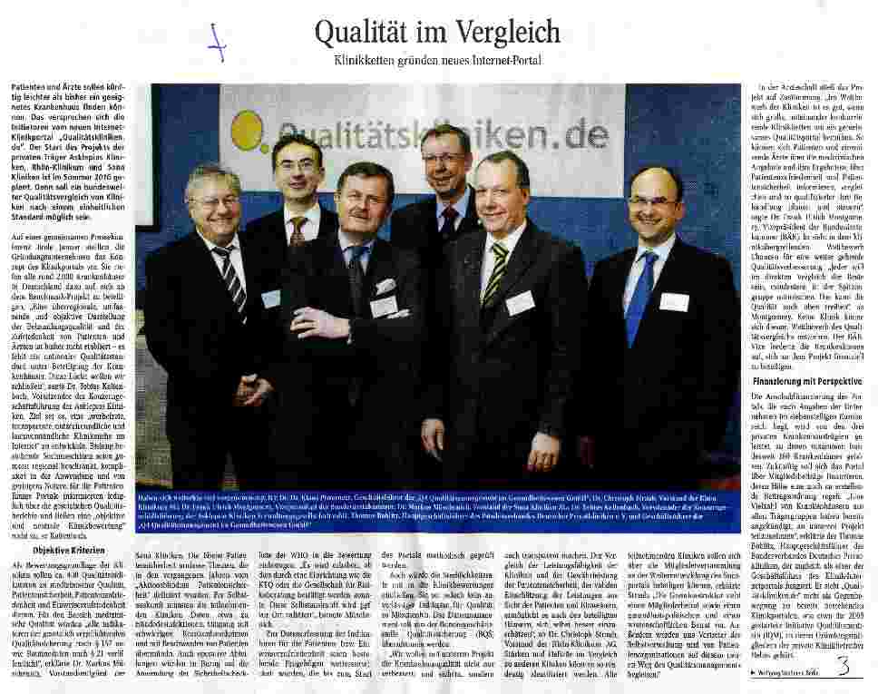 Vorschauseite 1: Qualität im Vergleich