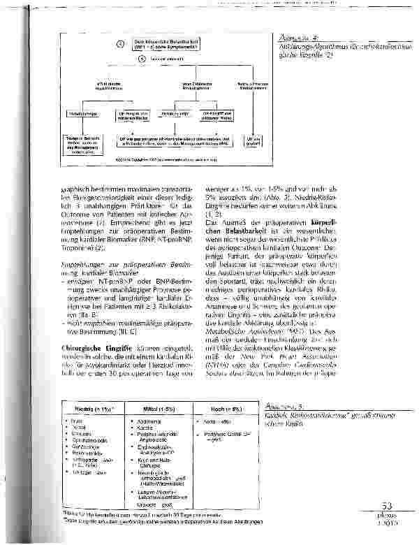 Vorschauseite 3: DER KARDIALE RISIKOPATIENT IN DER ANÄSTHESIE: WAS MUSS PRÄOPERATIV ABGEKLÄRT WERDEN?