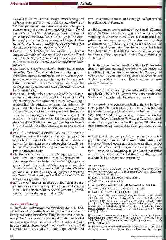 Vorschauseite 6: Die Annahme von Belohnungen und Geschenken
