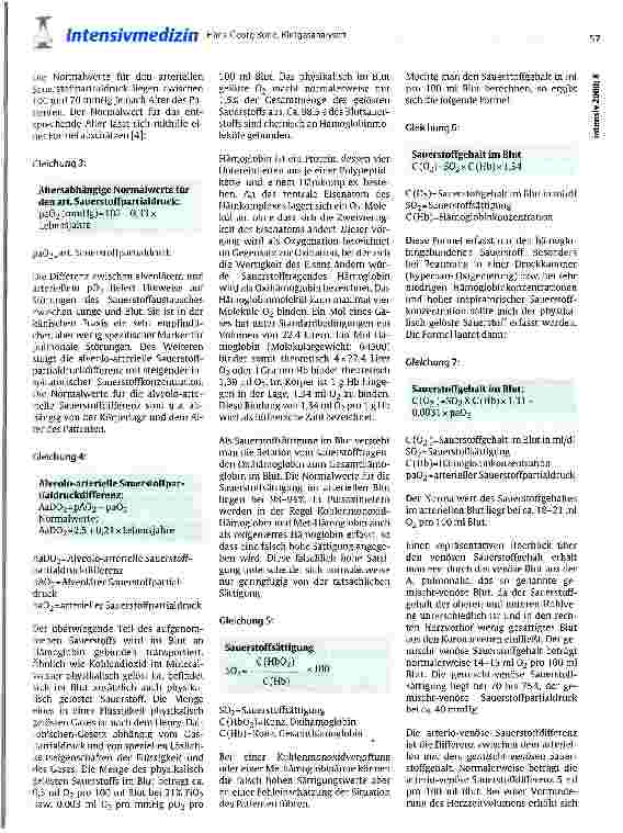 Vorschauseite 2: Blutgasanalysen Grundlagen und praktische Anwendung Teil 1: Grundlagen