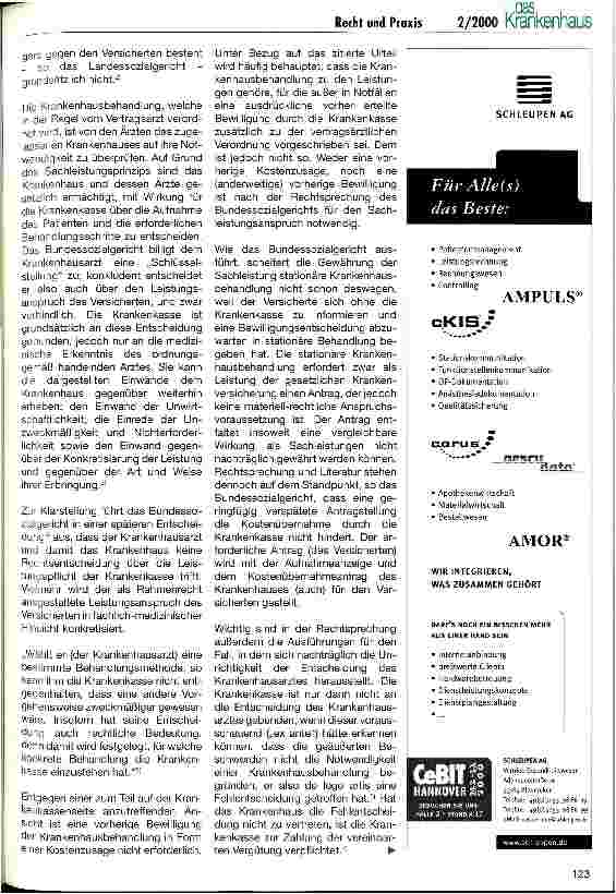 Vorschauseite 2: Die Kostenübernahmeerklärung