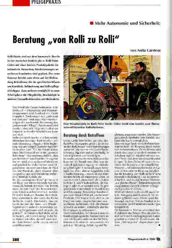Vorschauseite 1: Beratung von Rolli zu Rolli