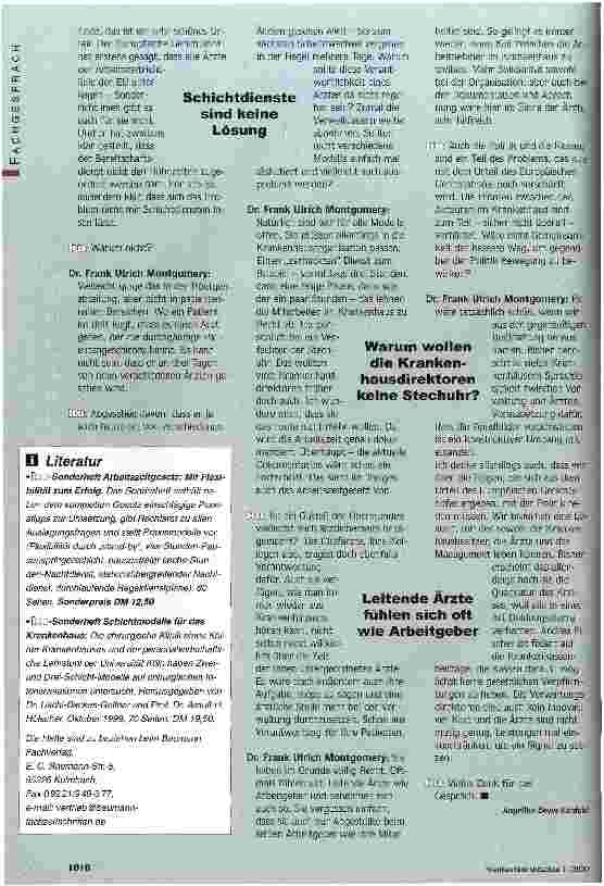 Vorschauseite 3: Heraus aus der Beißhaltung! mb: Aber jetzt erst mal die Überstunden bezahlen...
