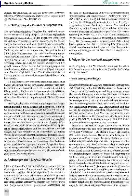 Vorschauseite 4: Auswirkungen der 15. AMG-Novelle im Bereich der Fertigarzneimittel in parenteralen Zubereitungen