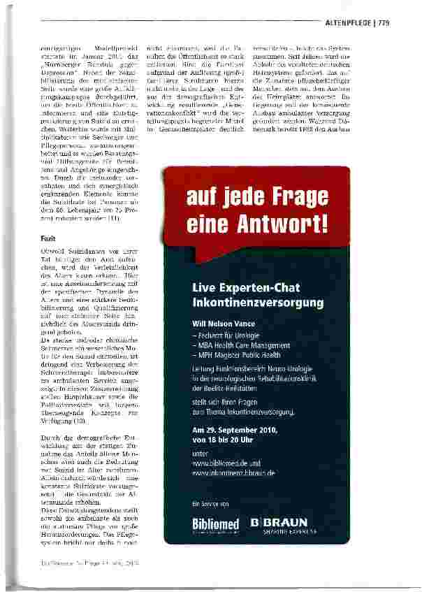 Vorschauseite 6: Suizid im Alter