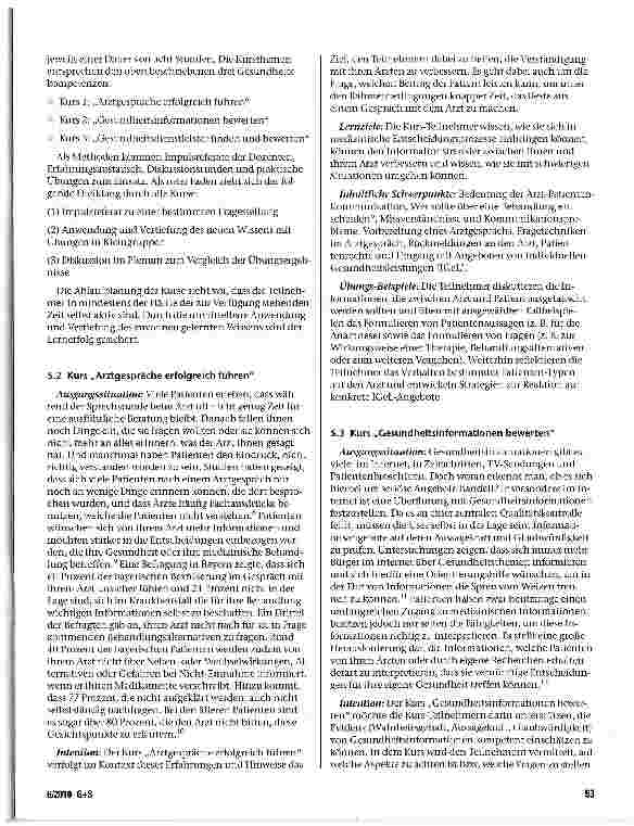 Vorschauseite 5: Kompetent als Patient- Auf dem Weg zum mündigenPatienten