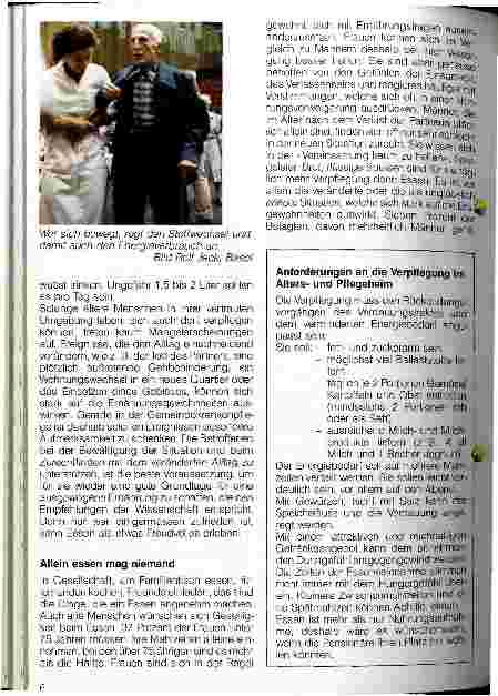 Vorschauseite 2: Ernährung im Alter