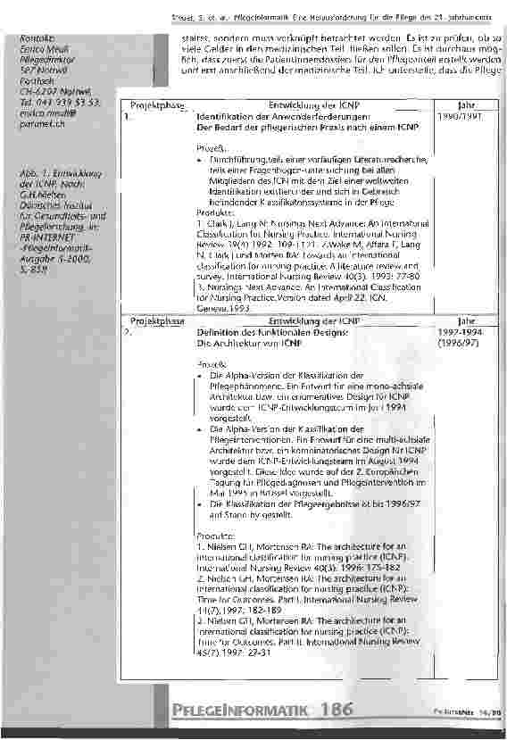 Vorschauseite 3: Stellungnahme des Netzwerks Pflegeinformatik zur TA-Studie Der Patient im Datennetz: Chancen und Risiken Computer-basierter Patientendossiers