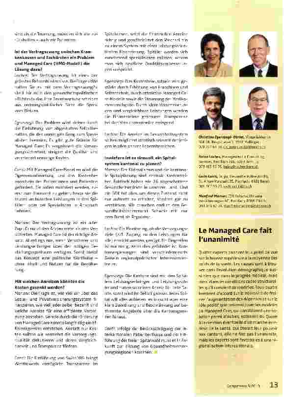 Vorschauseite 2: Medizinische Leistungen auf dem Prüfstand