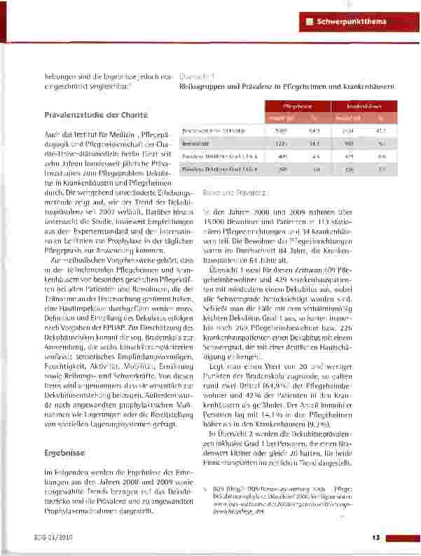 Vorschauseite 2: Dekubitusprophylaxe: Die neuesten rechtlichen und tatsächlichen Erkenntnisse