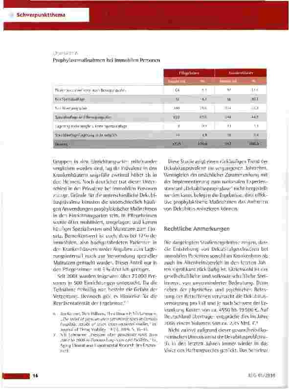 Vorschauseite 5: Dekubitusprophylaxe: Die neuesten rechtlichen und tatsächlichen Erkenntnisse