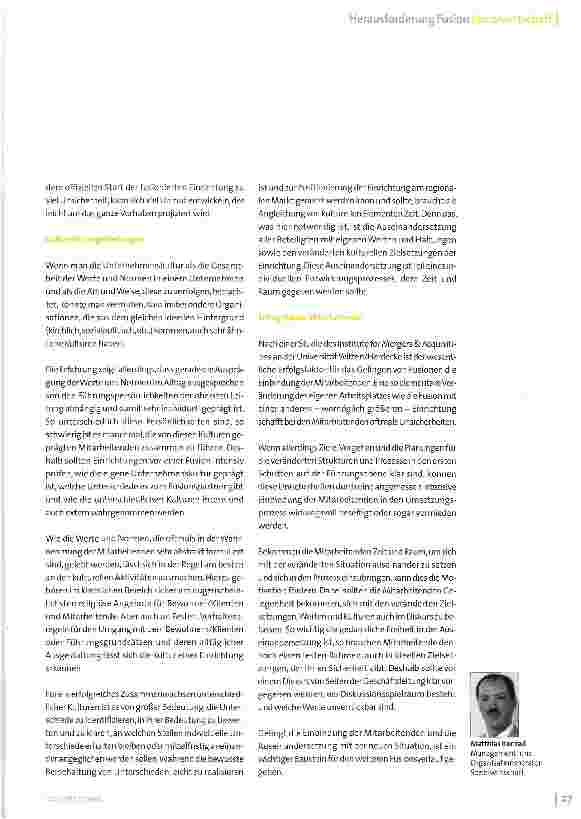 Vorschauseite 2: Der Erfolg liegt in der Einbindung der Mitarbeitenden