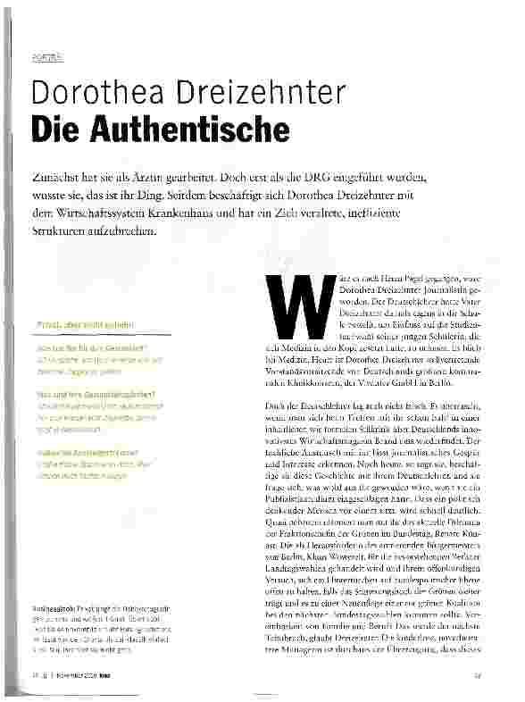 Vorschauseite 2: Dorothea Dreizehnter Die Authentische