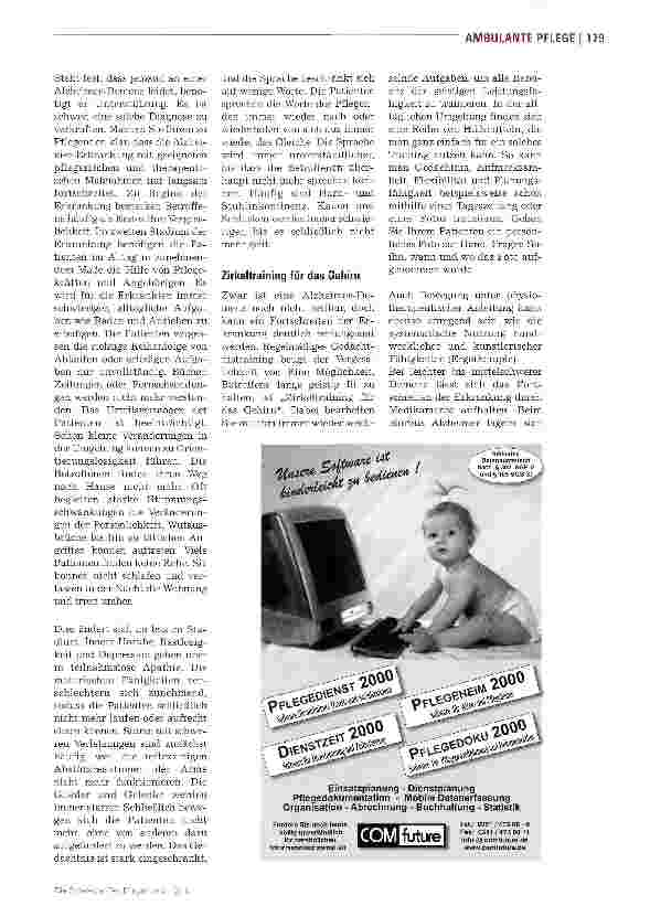 Vorschauseite 3: Alzheimer-DemenzWie das Vergessen aufhalten?