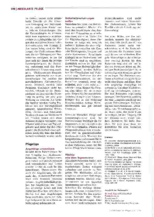 Vorschauseite 4: Alzheimer-DemenzWie das Vergessen aufhalten?