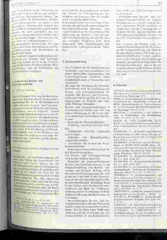 Vorschauseite 6: Die Entwicklung eines Kosten-und Leistungs-Rechnungssystems als Grundlage für die Einführung des Controllingkonzeptes in Krankenhäusern
