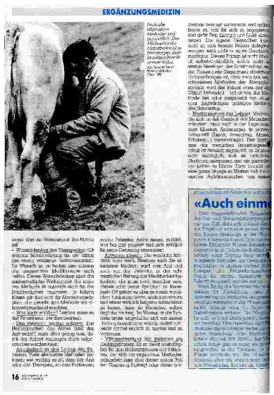 Vorschauseite 5: Wir sind alle Teil des Aufbruchs in der Medizin Alternativen zur Schulmedizin