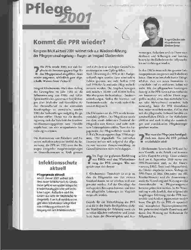 Vorschauseite 1: Kommt die PPR wieder?
