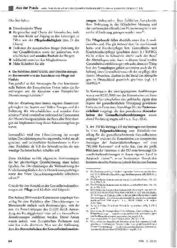 Vorschauseite 6: Public Health mit dem Fokus Gesundheitsförderung und Prävention im europäischen Vergleich (I.Teil)
