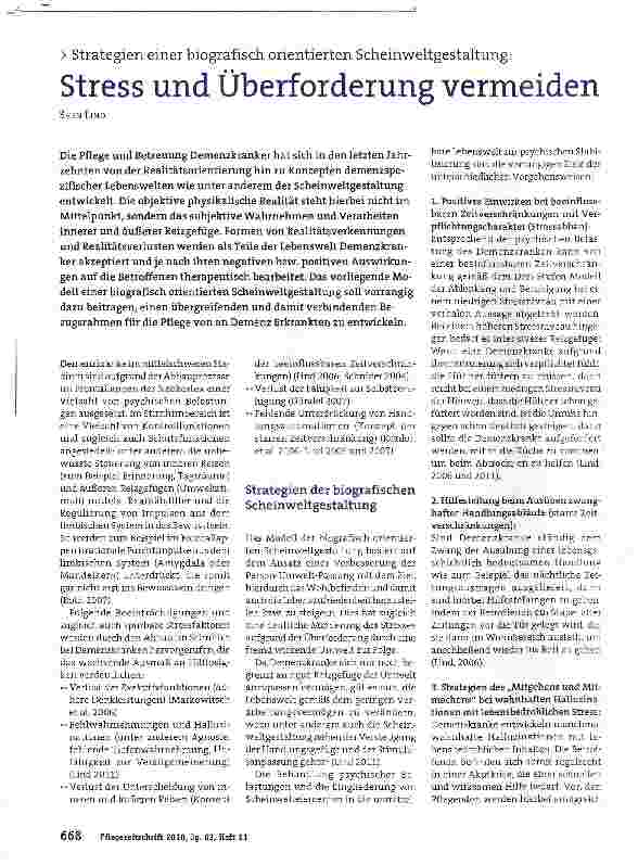 Vorschauseite 1: Stress und Überforderung vermeiden