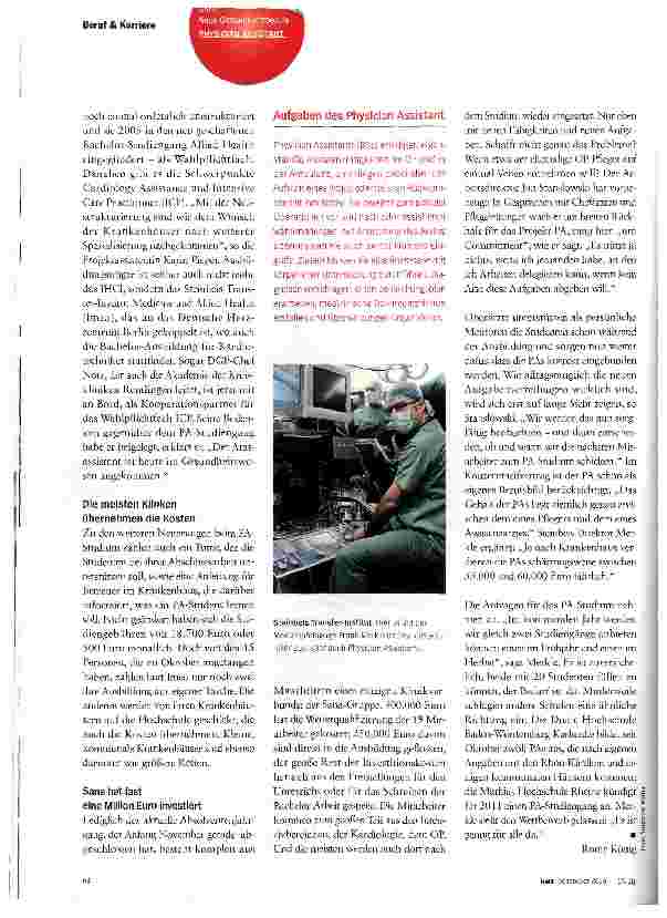 Vorschauseite 2: Halb Arzt, halb Schwester