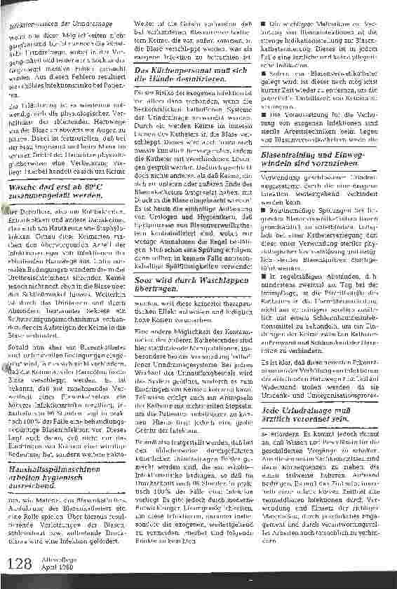 Vorschauseite 4: Hygienemaßnahmen in Altenund Pflegeheimen