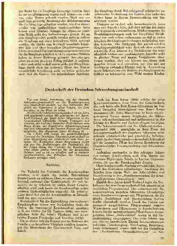 Vorschauseite 3: Die Säuglingssterblichkeit in der Nachkriegszeit