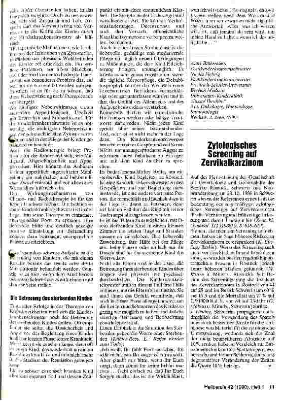 Vorschauseite 2: Aufgaben der Kinderkrankenschwester bei der Betreuung hämatologischonkologische kranker Kinder