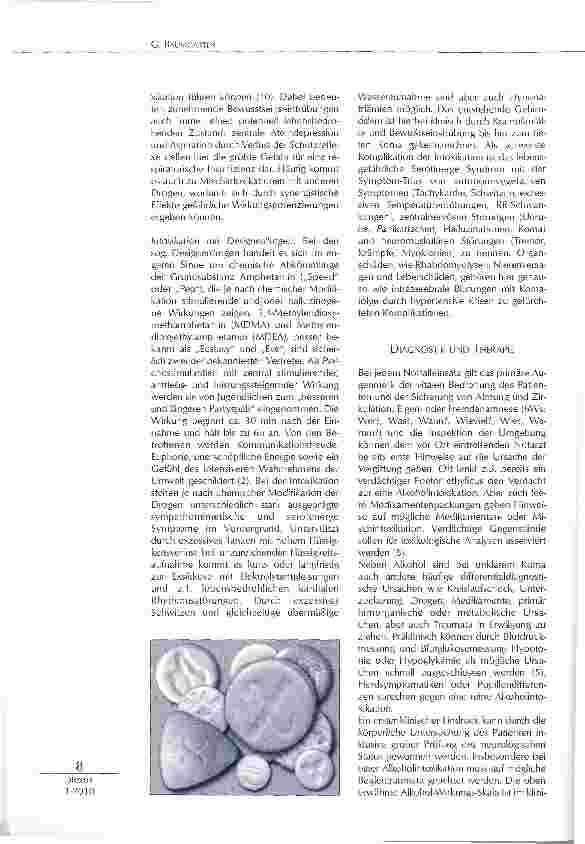 Vorschauseite 2: KOMASAUFEN UND DESIGNERDROCEN: NOTFALLMEDIZINISCHE UND INTENSIVMEDIZINISCHE ASPEKTE