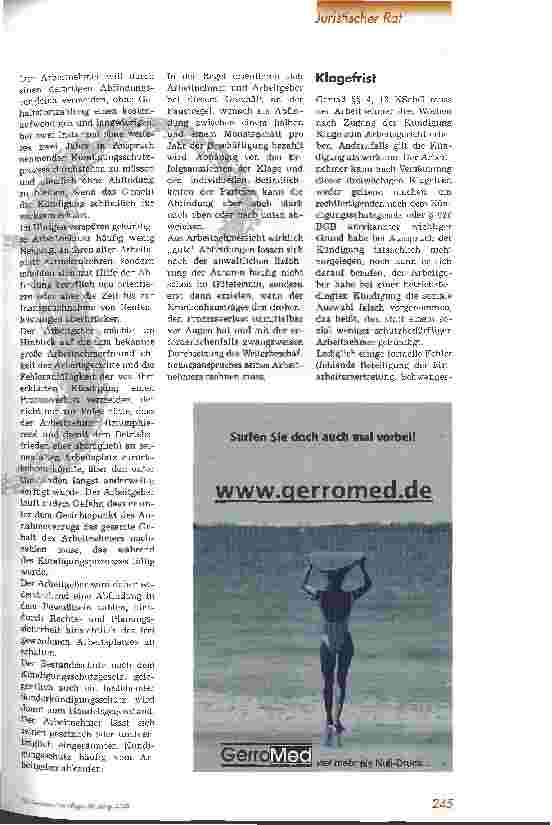 Vorschauseite 4: Kündigungsschutz im Arbeitsverhältnis 2. Teil
