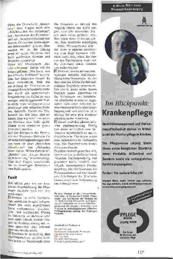 Vorschauseite 4: Ethische Diskussionen im Team Nimweger Modell der multidisziplinären ethischen Fallbesprechung