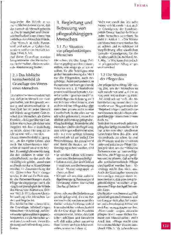 Vorschauseite 4: Sackgasse Pflegeabhängigkeit? Zur Situation von Menschen, die von der Pflege und Fürsorge anderer abhängig sind