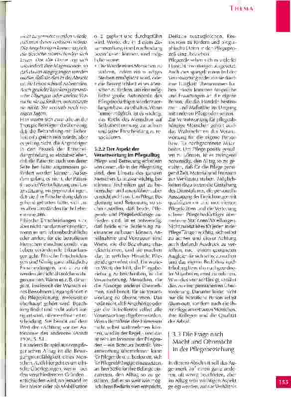 Vorschauseite 6: Sackgasse Pflegeabhängigkeit? Zur Situation von Menschen, die von der Pflege und Fürsorge anderer abhängig sind