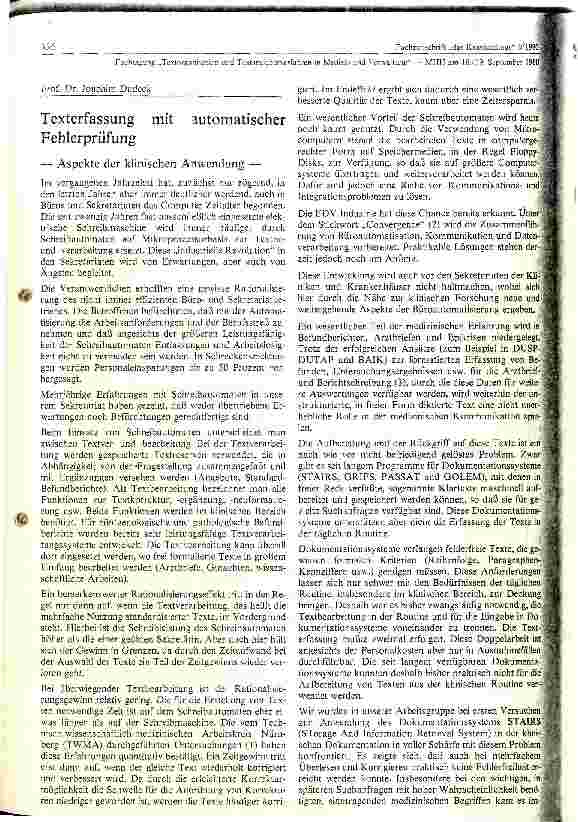 Vorschauseite 1: Texterfassung mit automatischer Fehlerprüfung