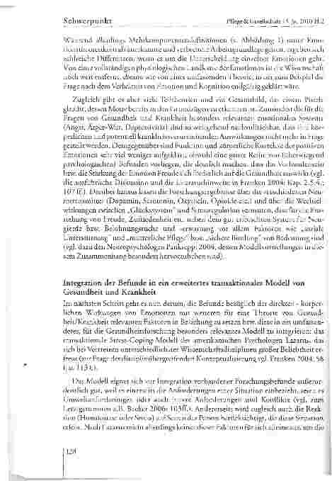 Vorschauseite 4: Ein emotionsfokussiertes Modell als Basis einer gesundheitsfördernden und professionellen Pflege