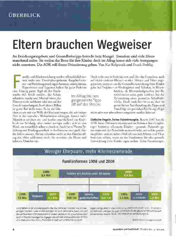 Vorschauseite 1: Eltern brauchen Wegweiser