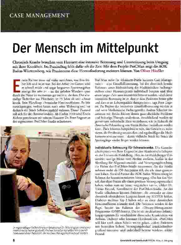 Vorschauseite 1: Der Mensch im Mittelpunkt