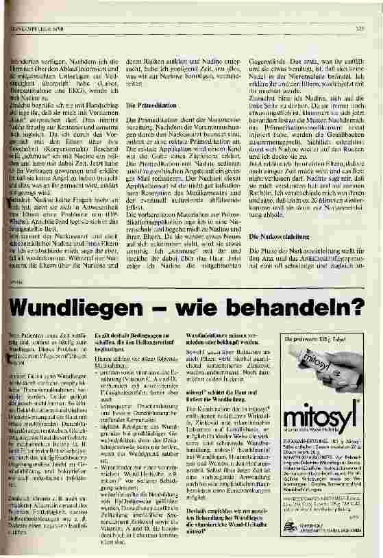 Vorschauseite 2: Anästhesie bei geistig behinderten Patienten Anforderungen an das Anästhesiepflegepersonal