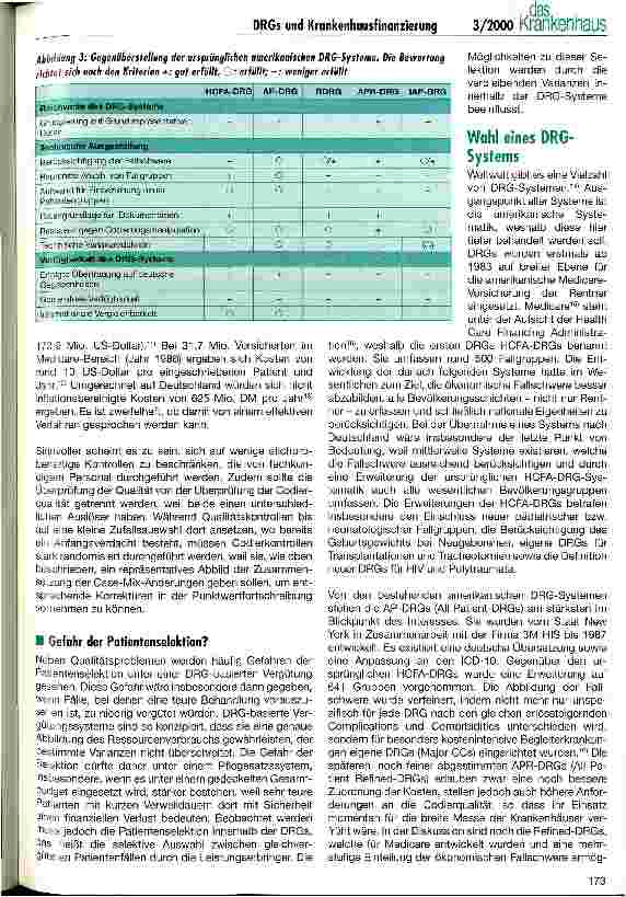 Vorschauseite 6: Auswirkungen von DRGs auf die Krankenhausfinanzierung