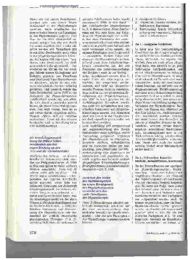 Vorschauseite 2: Der Paradigmenwechsel in der Physiotherapie und das Bobath-Konzept