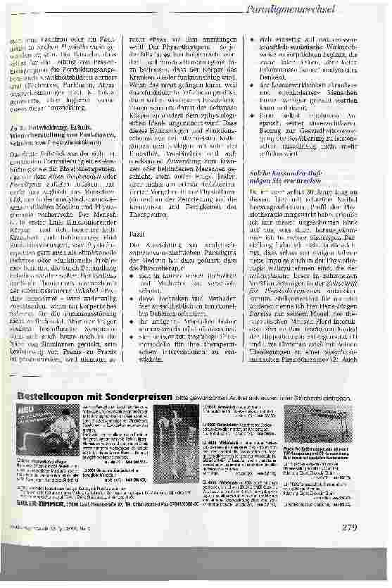 Vorschauseite 3: Der Paradigmenwechsel in der Physiotherapie und das Bobath-Konzept