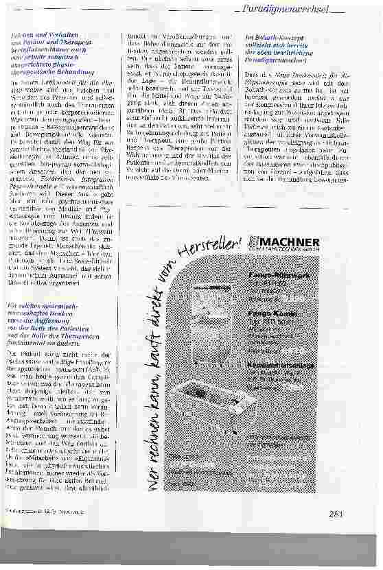 Vorschauseite 5: Der Paradigmenwechsel in der Physiotherapie und das Bobath-Konzept