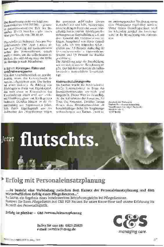 Vorschauseite 3: Mit Zahlen Fakten schaffen Das richtige Zahlenmaterial entscheidet über das Ergebnis von Vergütungsverhandlungen, Teil II